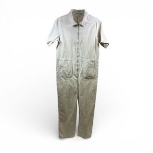 All:Row Anthropologie Dylan Jumpsuit Corduroy in Cream Size M